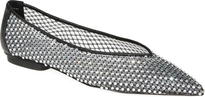 Crystal Mesh Ballet Flat (Women) | Nordstrom