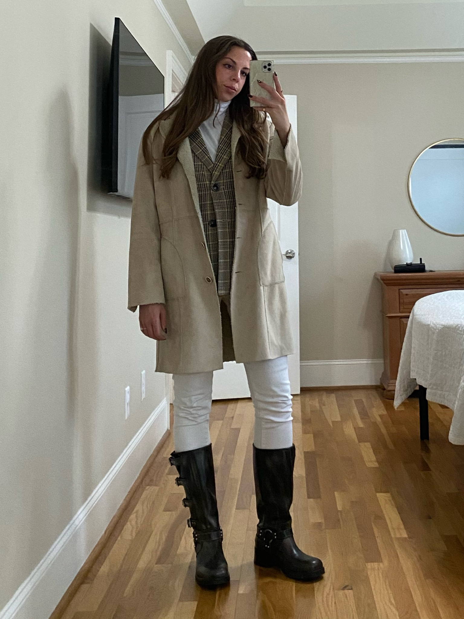 My favorite boots of the season are these Steve Madden biker boots! I wear them every single week - they are so comfortable and stylish. Highly recommend getting these as a Christmas gift to yourself. 😉 They’re currently on sale for under $150!

#LTKshoecrush #LTKsalealert #LTKGiftGuide