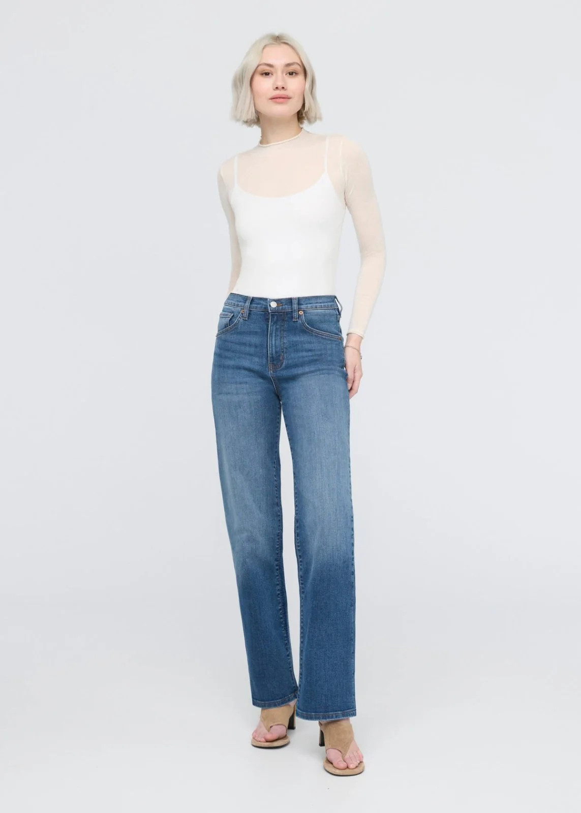 Performance Denim+ High Rise Straight | DUER