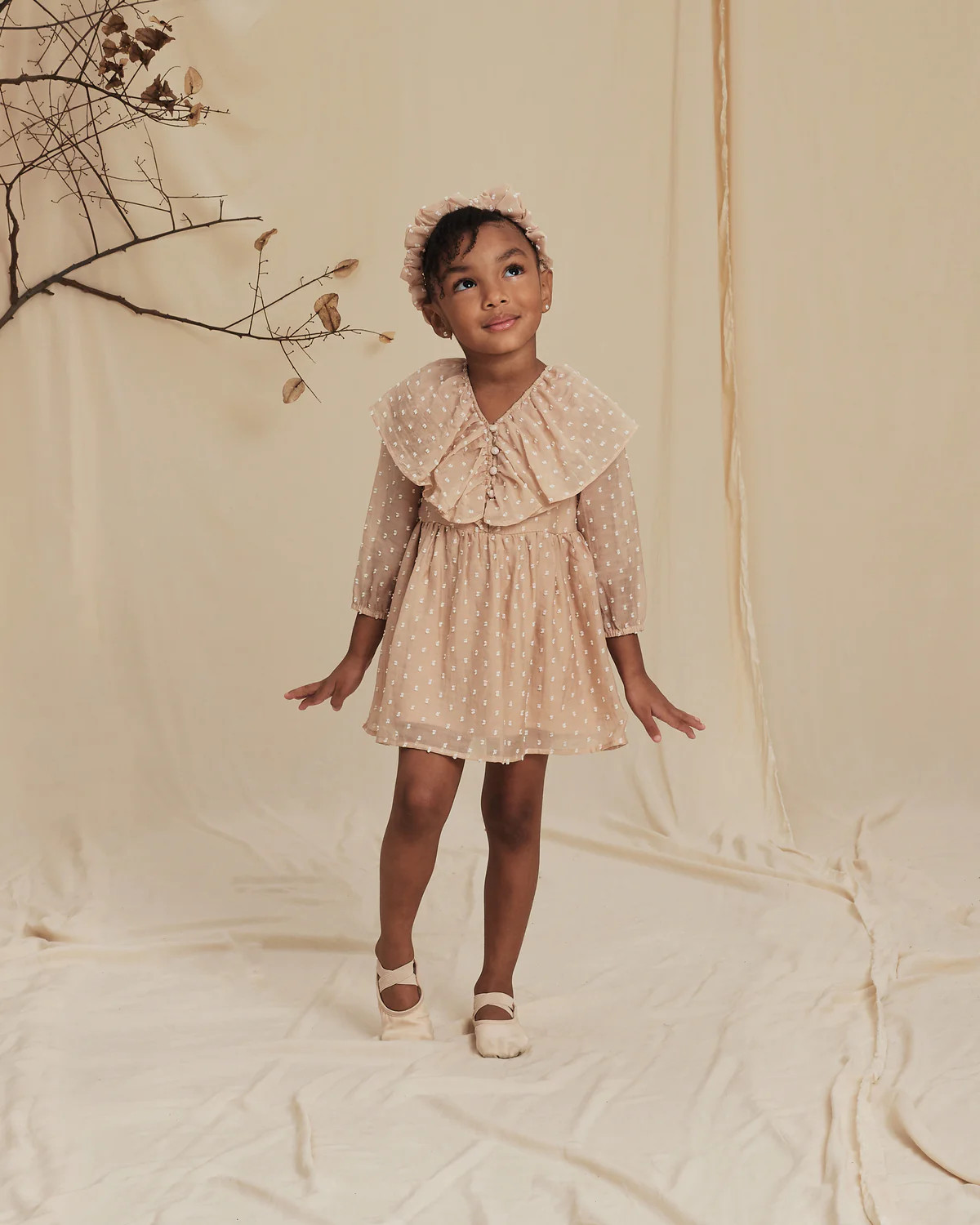 claudette dress | apricot | Noralee