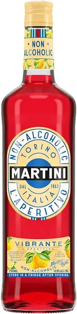 Martini & Rossi Vibrante Non-Alcoholic Aperitivo Alcohol Free Drink Orange Aperitif Made in Italy | Amazon (US)