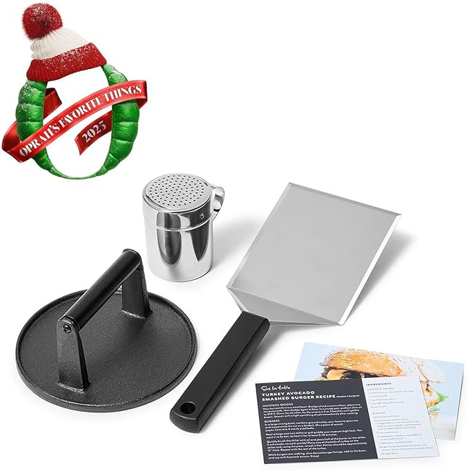 Sur La Table Smash Burger Kit, Black | Amazon (US)