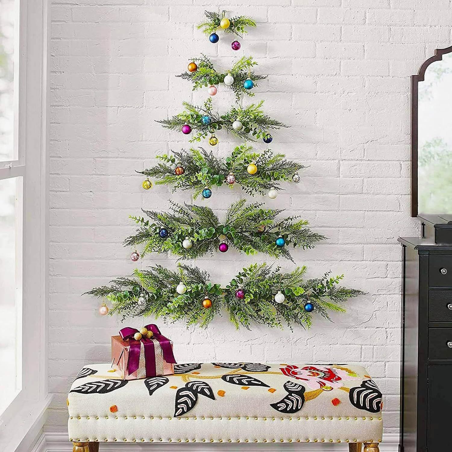 Mini Christmas Trees - 2022 Wall Mounted Christmas Trees Pendant Home Hanging ,Hanging Bells Deco... | Amazon (US)