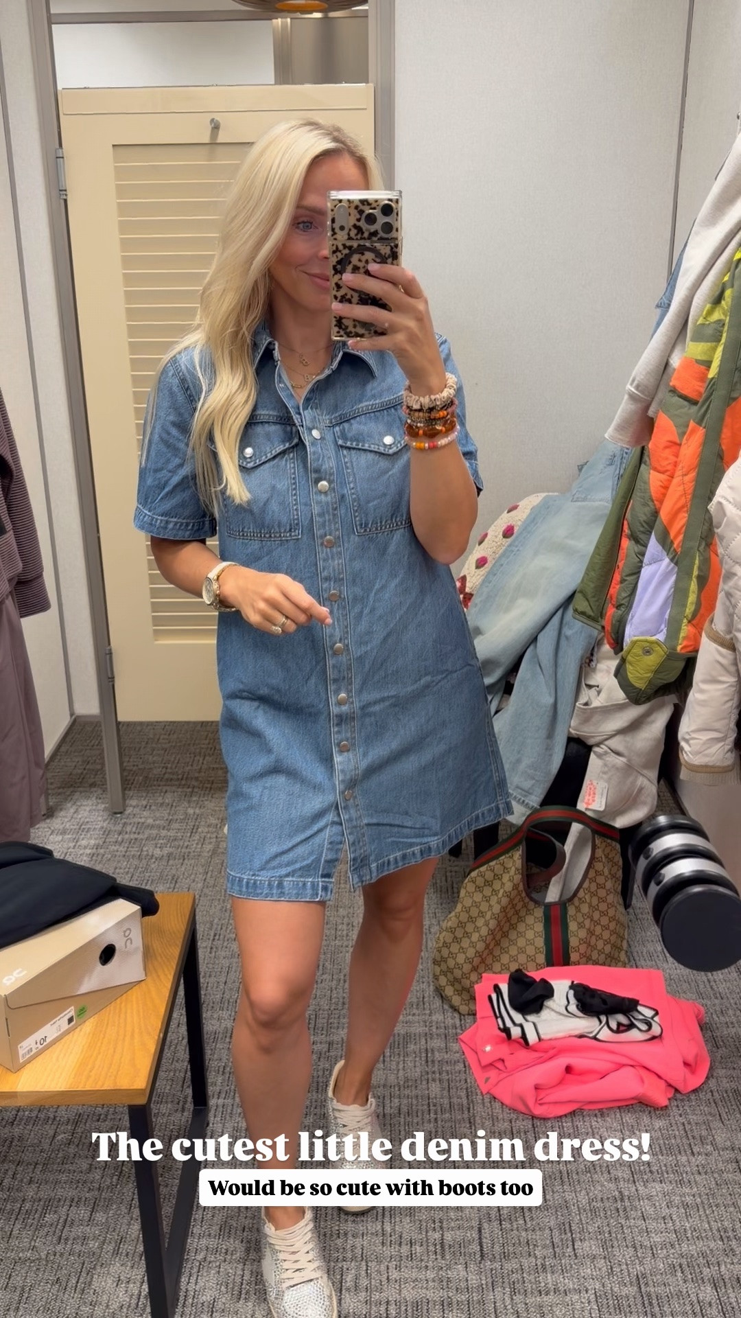 Nordstrom anniversary sale denim dress that would be so cute with boots or sneakers

#LTKSaleAlert #LTKootd #LTKdayinmylife