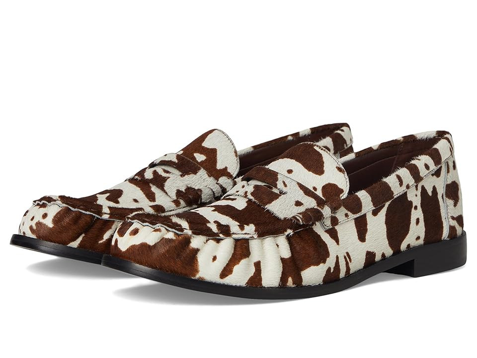 Schutz Tyche Women's Flat Shoes Multibrown : 9.5 M, Leather | Zappos