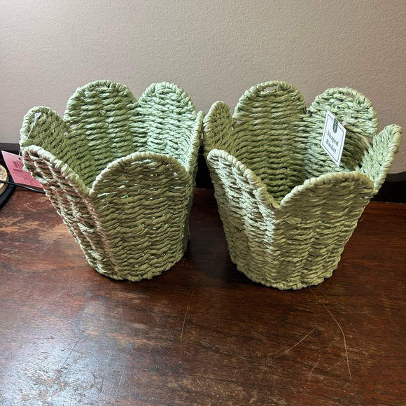 Shaped Baskets Lot of 2 Target Set 6.25 tall | Poshmark