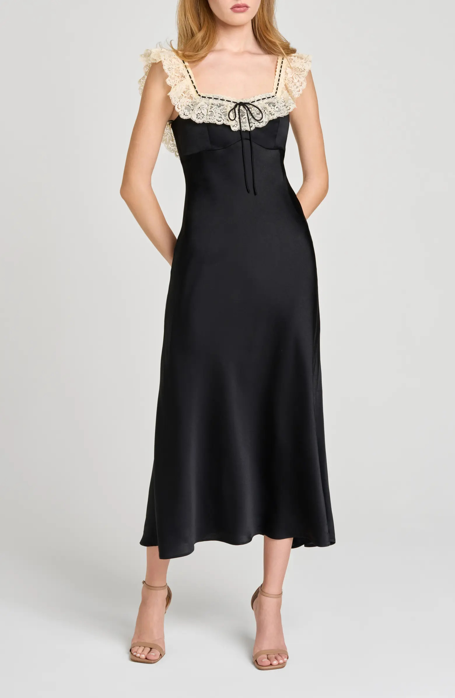 Ella Lace Trim Slipdress | Nordstrom