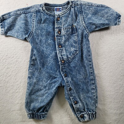 Vintage  80's 90's Little Levi's Coverall Romper Toddler 9 Month 1 Piece  | eBay | eBay US