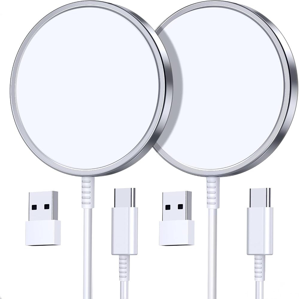 2 Pack Magnetic Wireless Charger for iPhone 15/15 Pro/15 Plus/15 Pro Max 15W Fast Magnetic Charge... | Amazon (US)