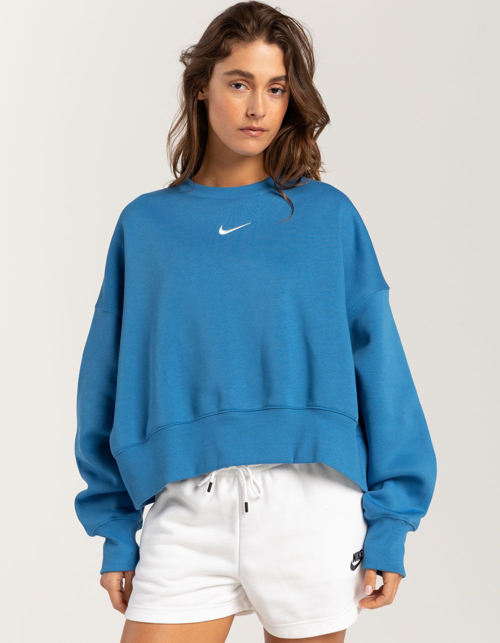 NIKE Sportswear Womens Oversized Crop Crewneck Sweatshirt | Tillys