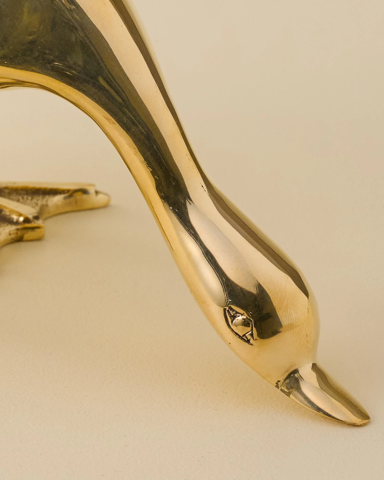 Antique Inspired Solid Brass Duck | Magnolia