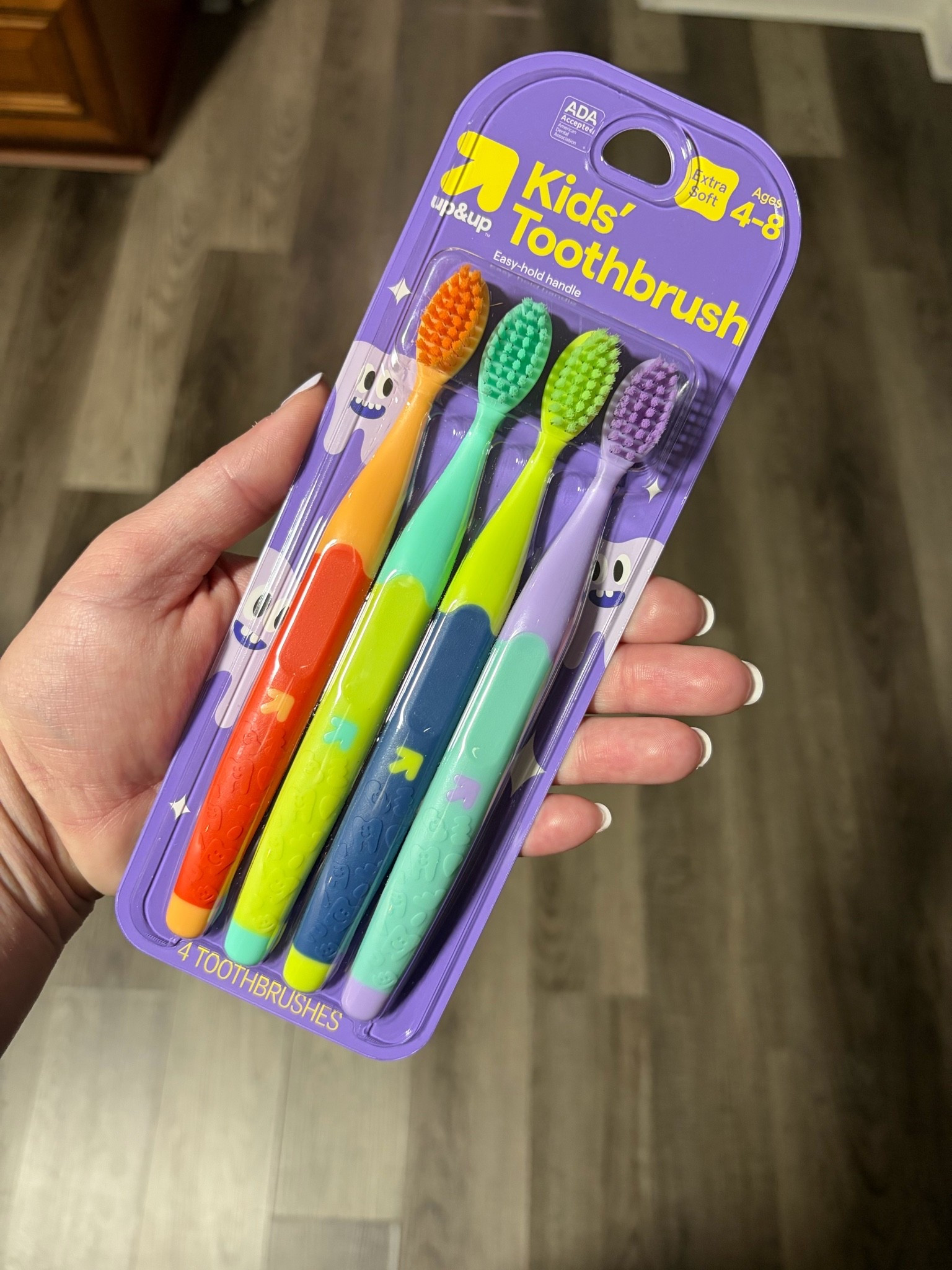 Keeping extra toothbrushes on hand is one of those little mom hacks that makes life so much easier! 💜 These are soft, colorful, and perfect for little hands. Such an easy Target pickup!

#LTKKids #LTKselfcare #LTKmomlife