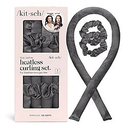 Kitsch Satin Heatless Curling Set - Hair Rollers for Heatless Curls | Heatless Hair Curlers | Hol... | Amazon (US)