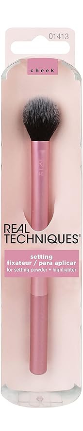 Real Techniques Professional Setting Makeup Brush, For Setting Powders & Highlighters, Soft Brist... | Amazon (US)