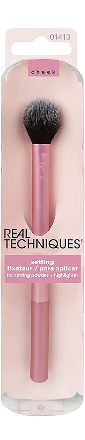Amazon.com: Real Techniques Professional Setting Makeup Brush, For Setting Powders & Highlighters... | Amazon (US)