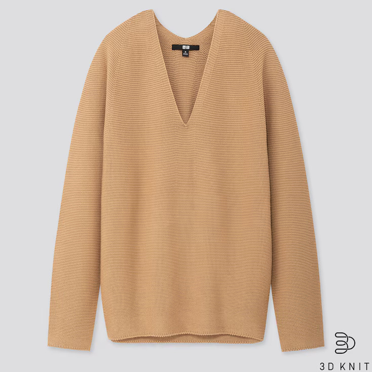 WOMEN 3D COTTON COCOON SWEATER | UNIQLO (US)
