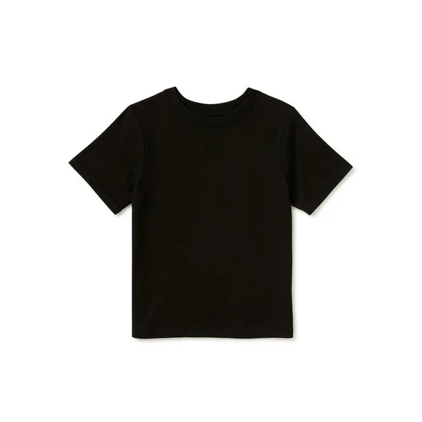 Garanimals Baby and Toddler Boy Solid Short-Sleeve T-Shirt, Sizes 12M-5T - Walmart.com | Walmart (US)