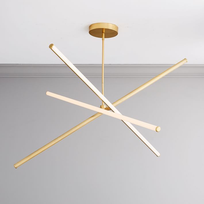 Light Rods LED Chandelier | West Elm (US)