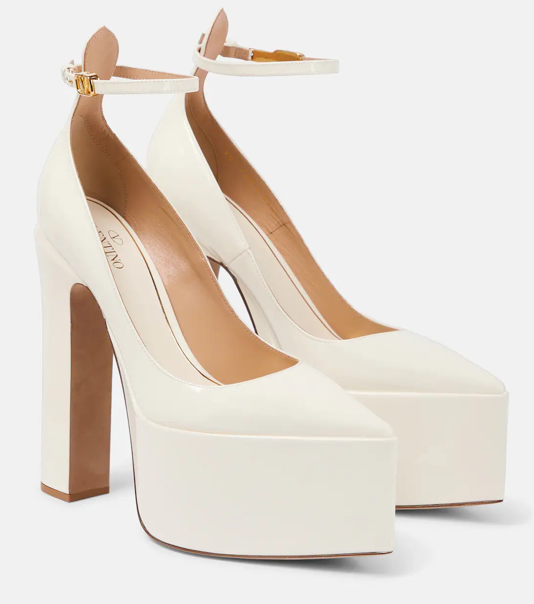 Tan-Go 155 leather platform pumps | Mytheresa (US/CA)