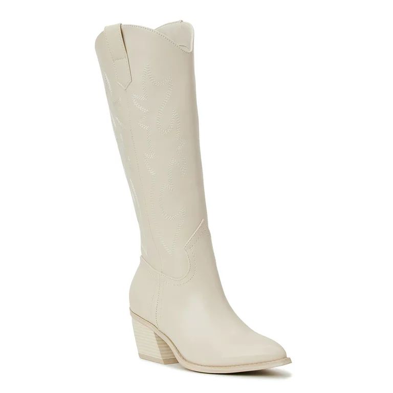 Madden NYC Women's Embroidered Tall Western Boots | Walmart (US)