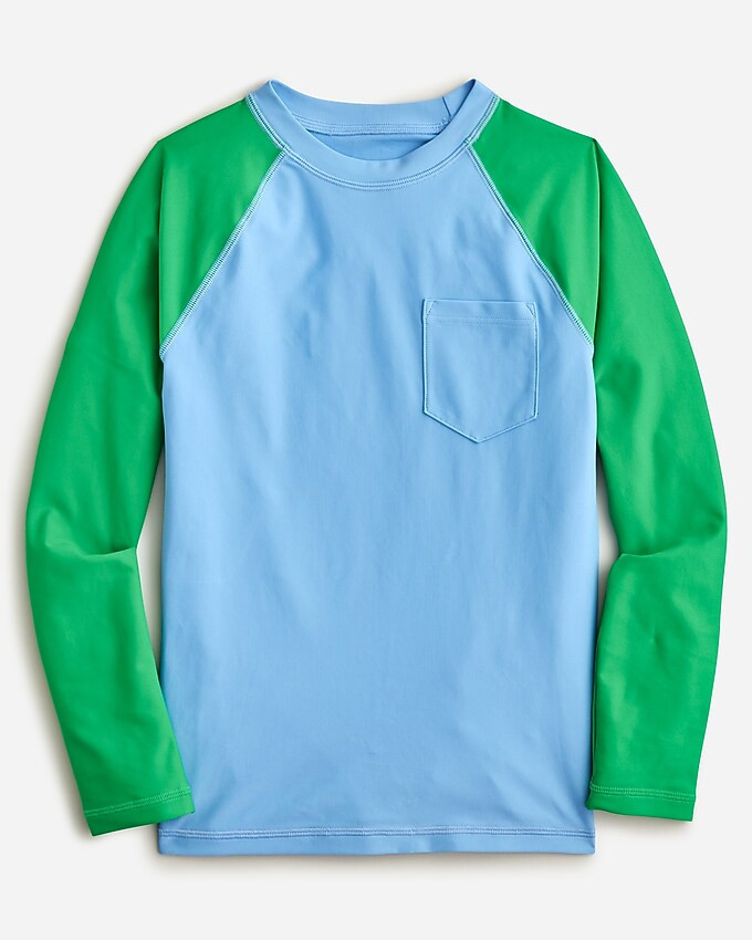 Boys' colorblock rash guard with UPF 50 | J. Crew US