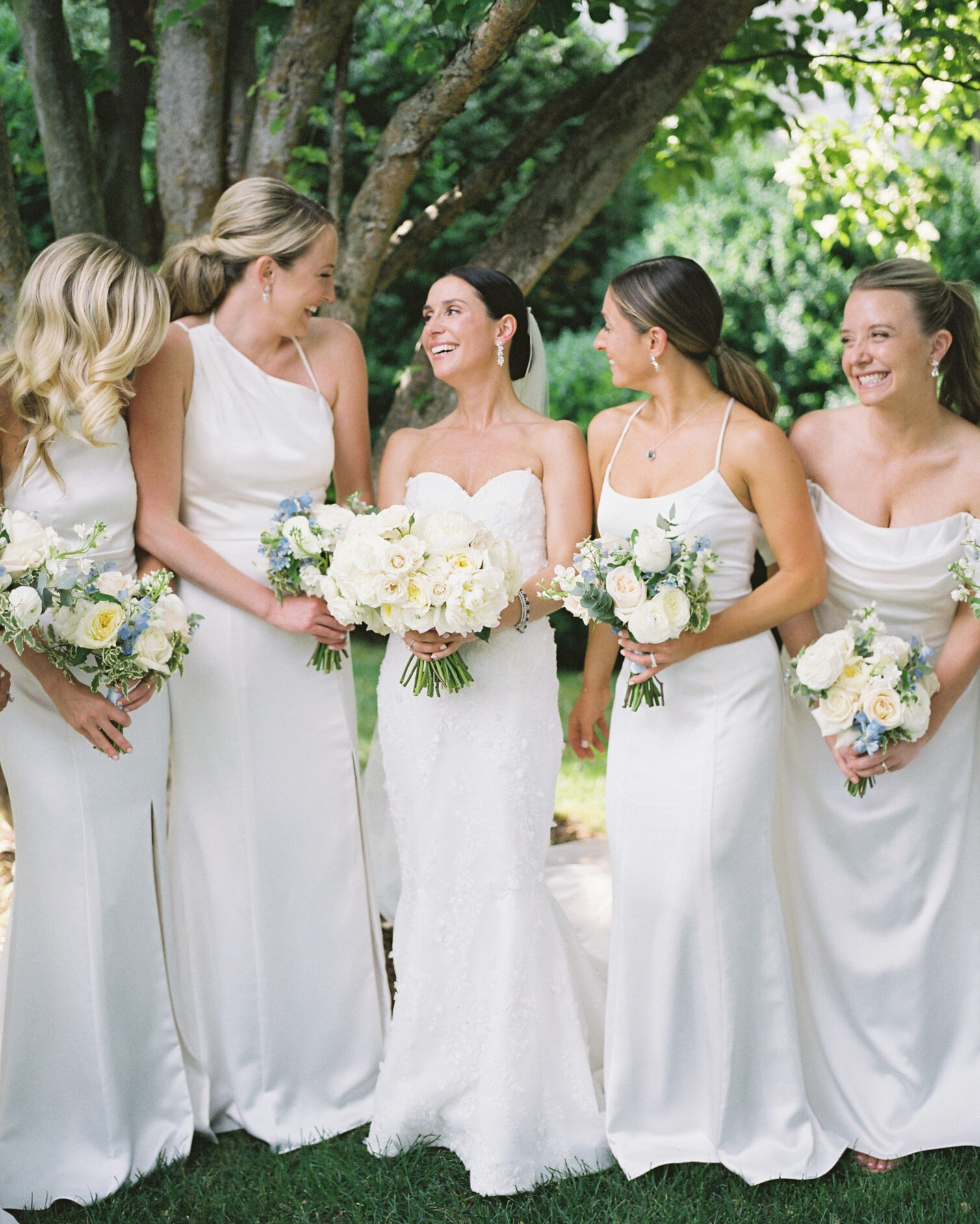 What do Kate Middleton, Gwyneth Paltrow and Kate Moss have in common? Well, aside from having stunning high profile weddings, all their bridesmaids wore white. Traditionally reserved for flower girls, we're seeing white dresses worn more and more by adult bridesmaids and we can't get enough of this chic and understated look.
White bridesmaids dresses is a fashion-forward choice and one of the hottest wedding trends right now. The key to making this look work is choosing a dress style that is distinctly different to your own bridal gown. Look out for different silhouettes, necklines, hemlines and fabric, and consider a different bouquet style for them to carry too. In need of inspiration? Discover our edit of the 15 best white bridesmaids dresses to buy in 2024.


#LTKWedding #LTKParties #LTKStyleTip