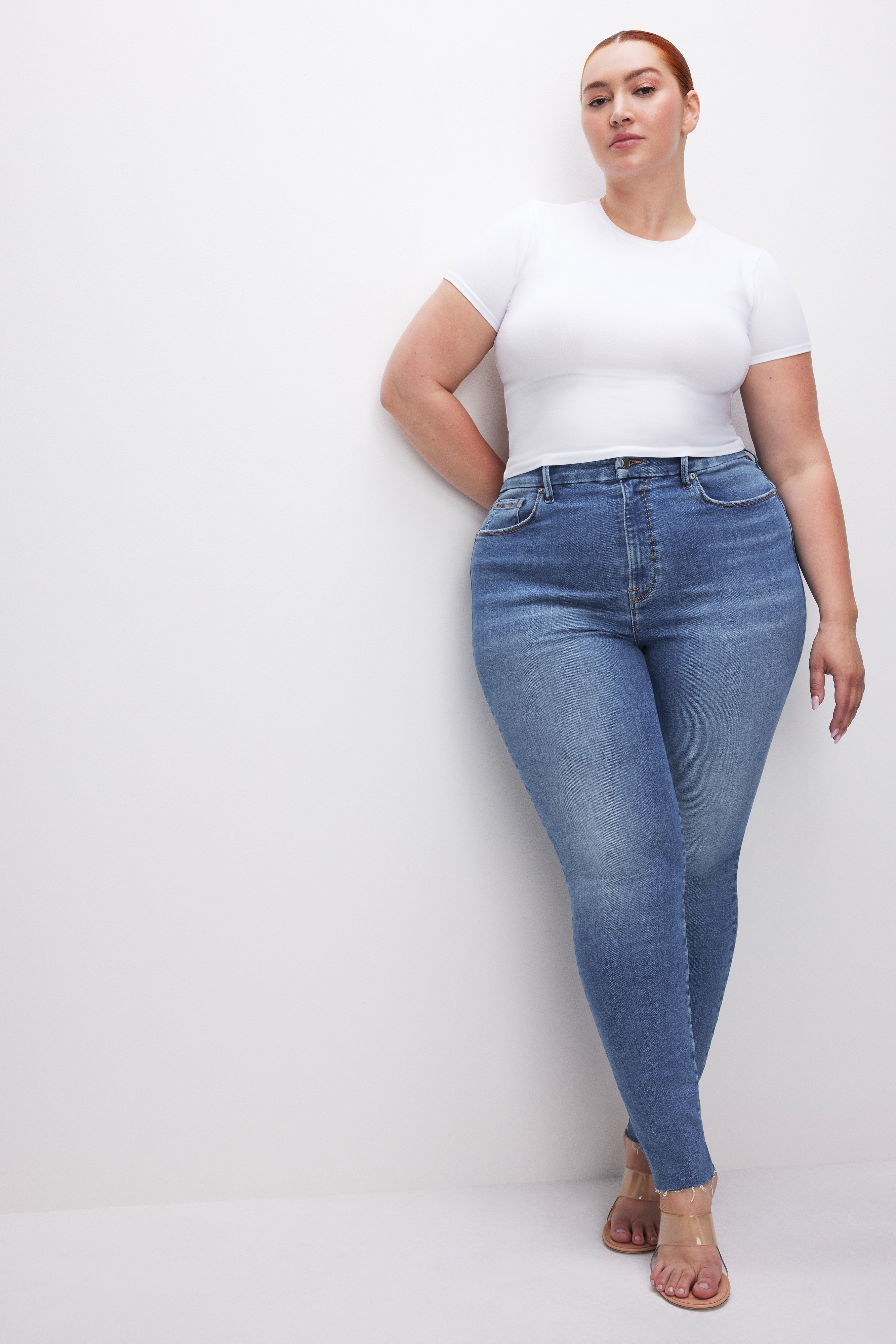 ALWAYS FITS GOOD WAIST SKINNY JEANS | Good American