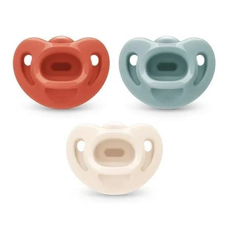 NUK Comfy™ Orthodontic Pacifiers, 3 Pack, 0-6M, Neutral | Walmart (US)