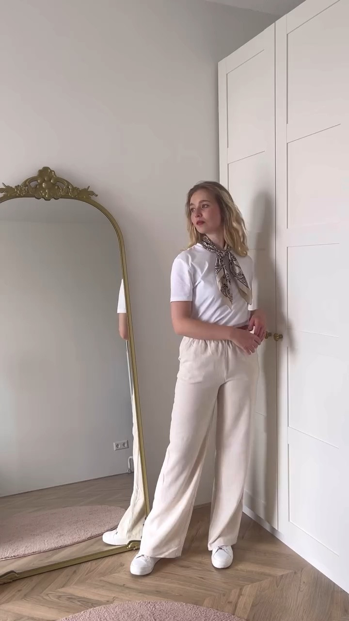 Summer capsule wardrobe

Just add a belt & scarf to level up your elegance! ✨

The perfect day to night combo: I just added a silk scarf and a belt to this linen base and it instantly looks chic! 🤍

Tshirt linen office summer

#summervibes #summerstyle #summergirl #capsulecloset #capsulewardrobe #linenclothing #linenclothing #classystyle #summerstyling #frenchvibes #eleganceapproved #styleinspo