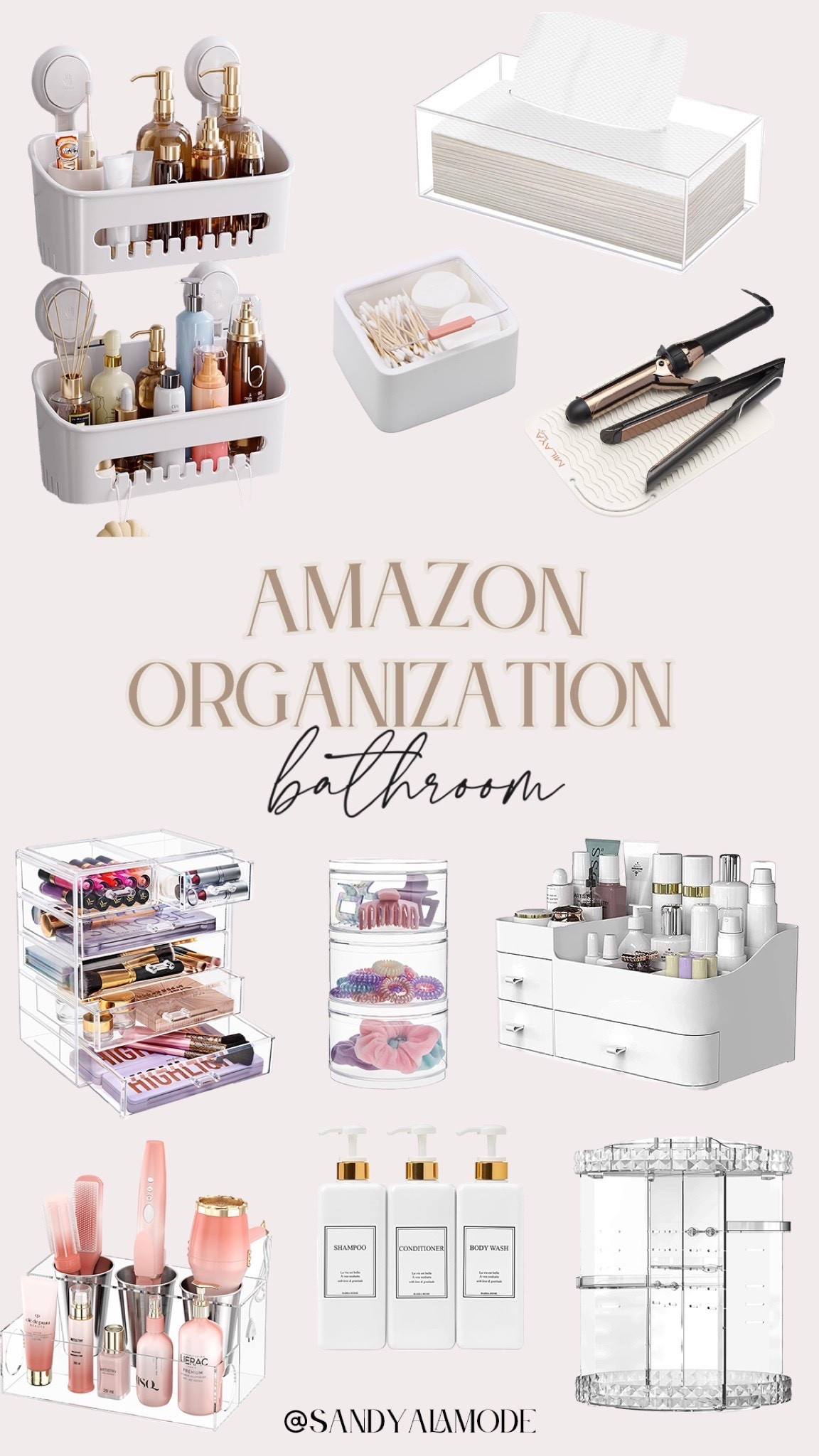Amazon bathroom organization // makeup organizer // New Year’s resolution // declutter 

#LTKHome