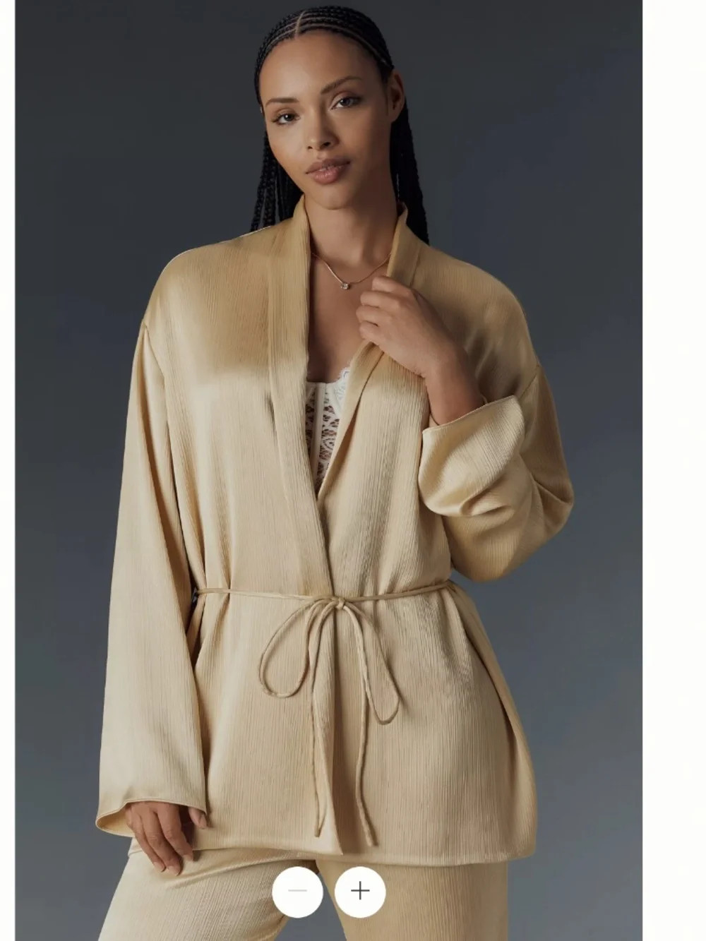 Anthropologie x Mare Mare Tie Plissé Blazer- size XL | Poshmark