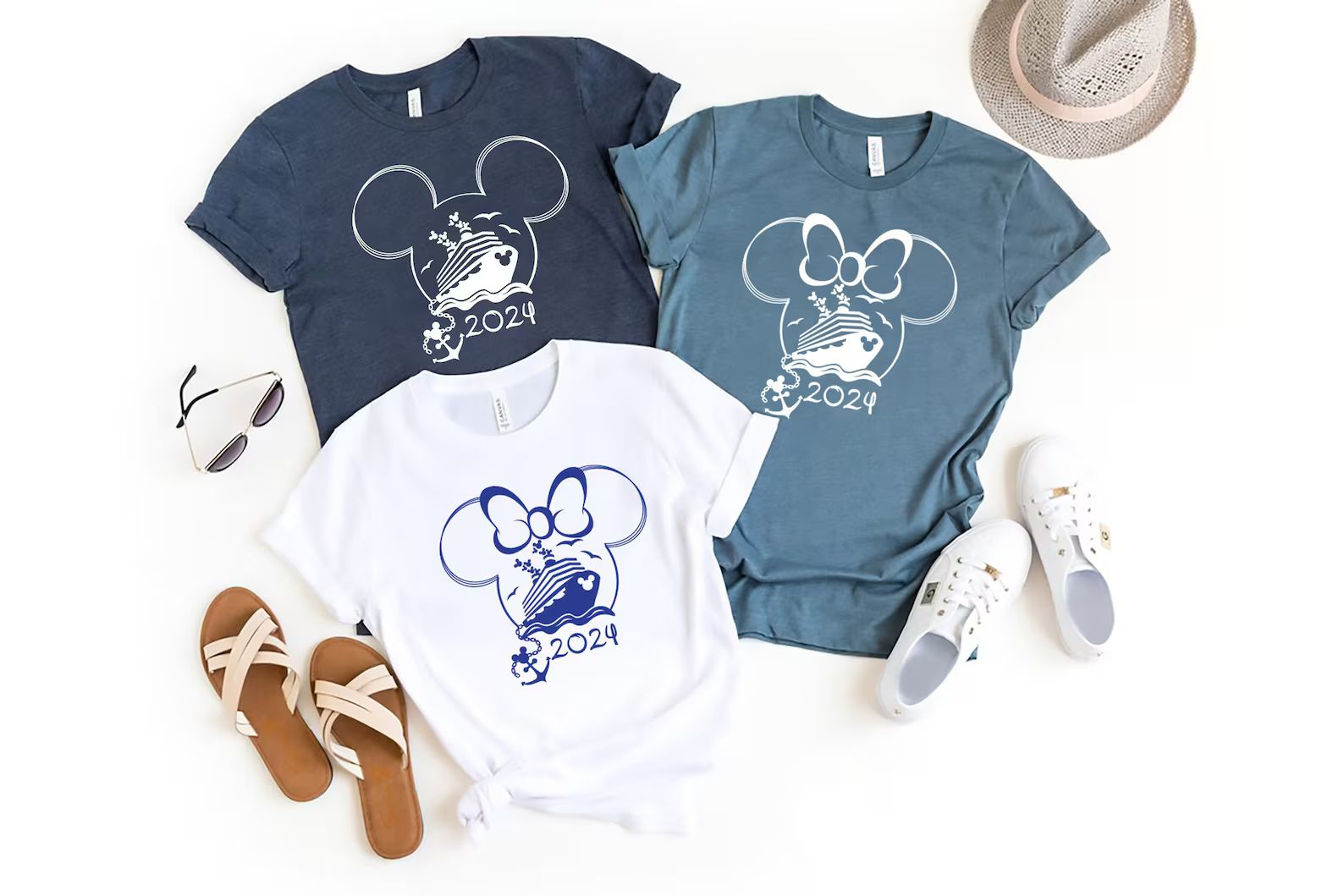 Disney Family Cruise 2024 Shirts, Minnie and Mickey Matching Family Cruise Shirts, Cruise Matchin... | Etsy (US)