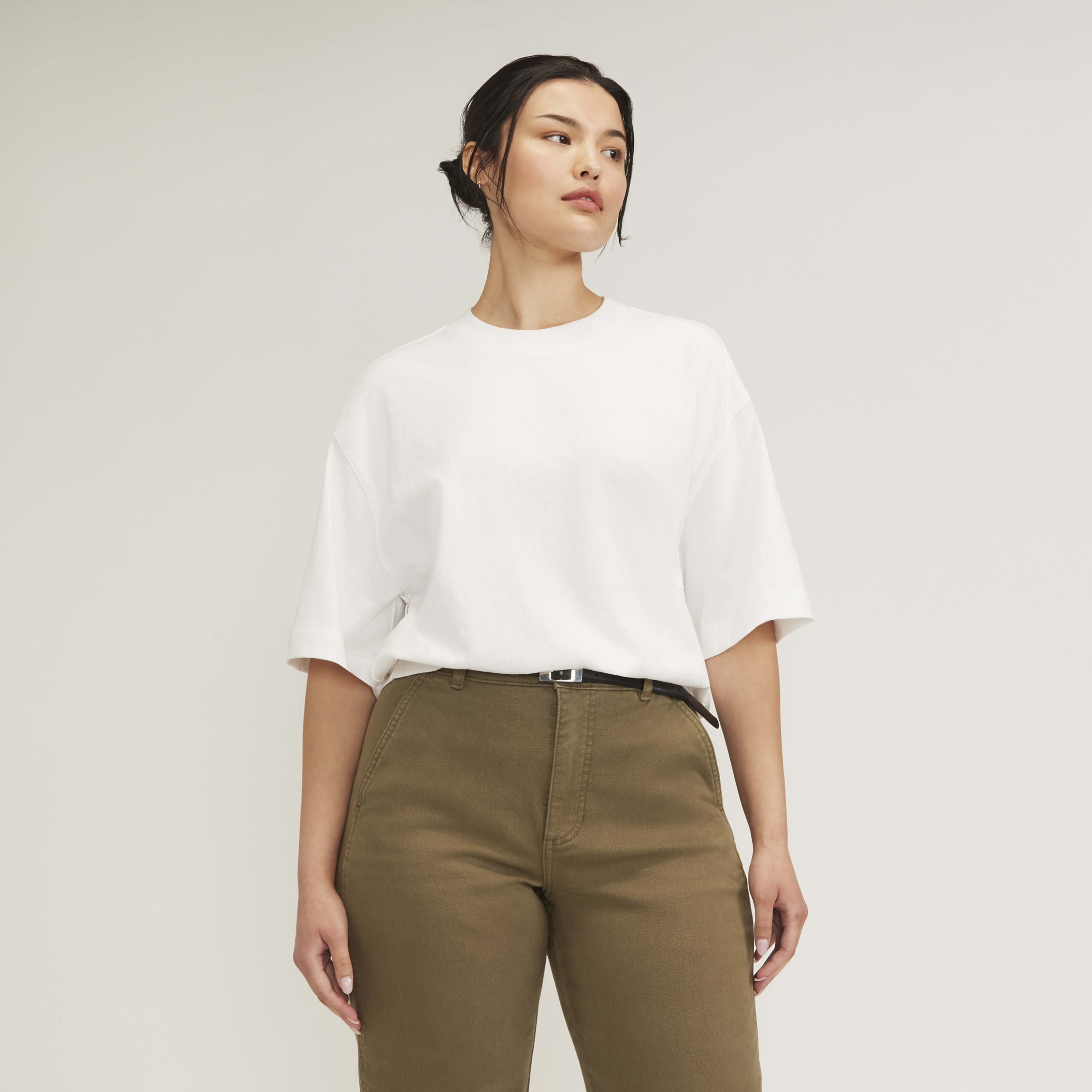 Women's Premium Weight Relaxed T-Shirt by Everlane in White, Size XL | Everlane