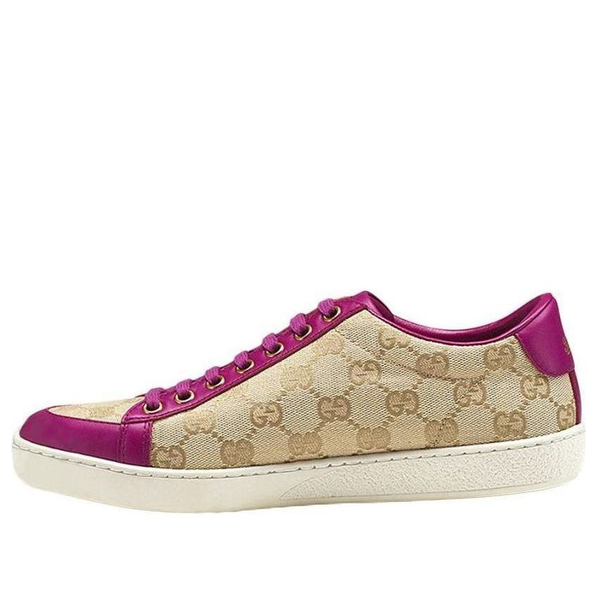 (WMNS) Gucci Brooklyn GG Sneakers 'Beige Fuchsia' | KICKS CREW