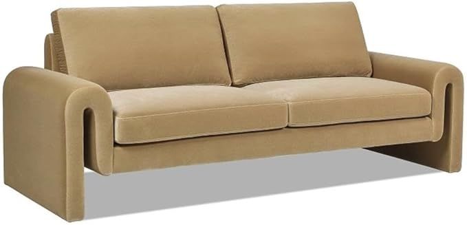 Jennifer Taylor Home Mason 85" Fully Upholstered Performance Velvet Comfortable Arched Arm Modern... | Amazon (US)