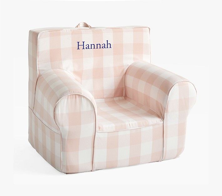 Kids Anywhere Chair®, Blush Buffalo Check | Pottery Barn Kids | Pottery Barn Kids