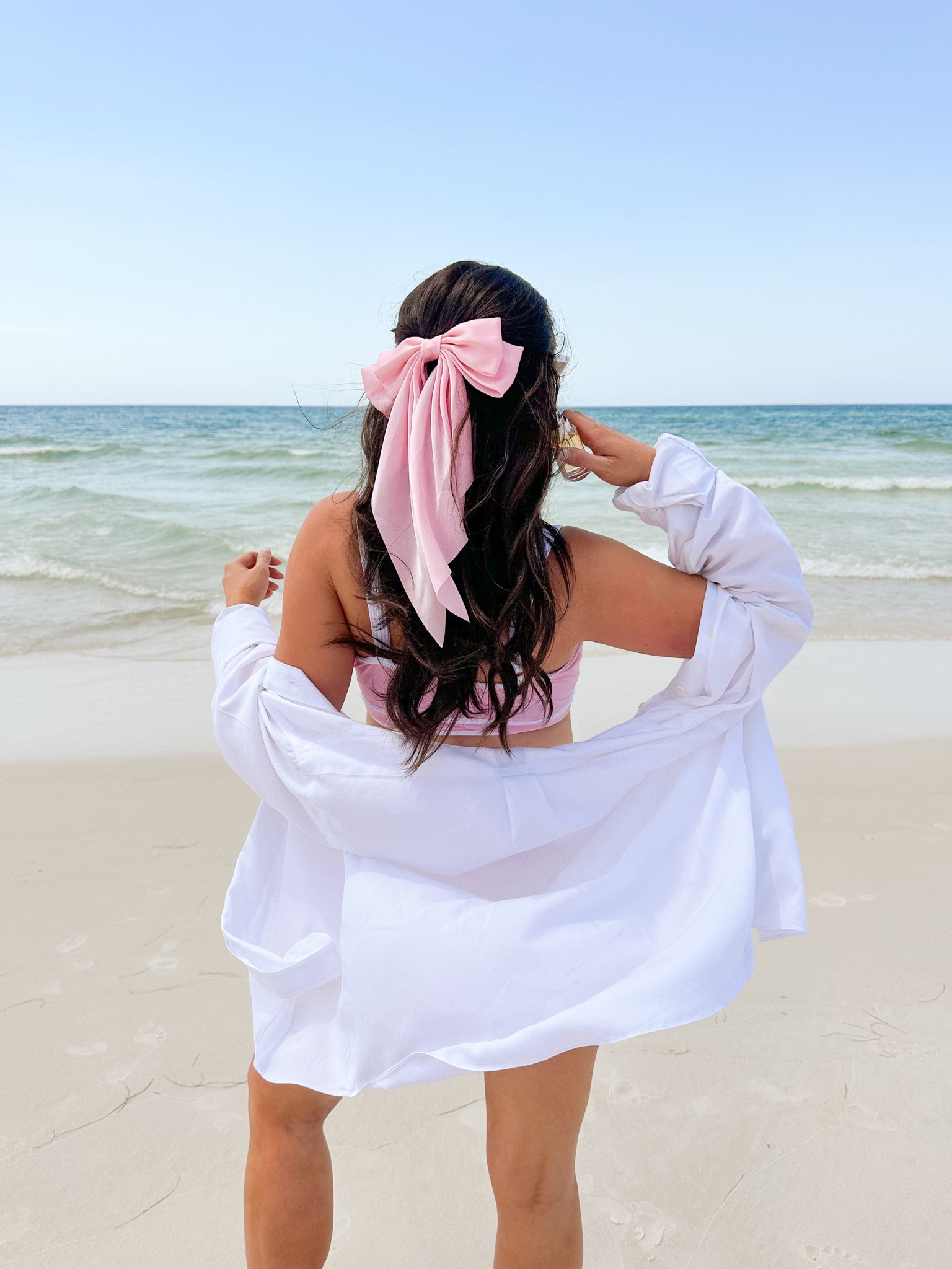 The prettiest Barbie inspired look for a beach weekend with my girls! 

The swimsuit, bow, and sunglasses are from Amazon!

#LTKstyletip #LTKSeasonal #LTKunder100