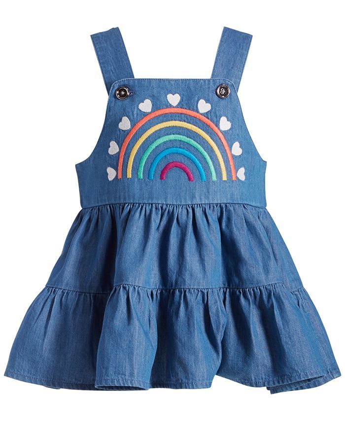 First Impressions Toddler Girls Rainbow Tiered Jumper, Created for Macy's & Reviews - Dresses - K... | Macys (US)