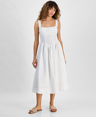And Now This Women's Sleeveless Corset Midi Dress, Exclusively at Macy's  - Macy's | Macy's