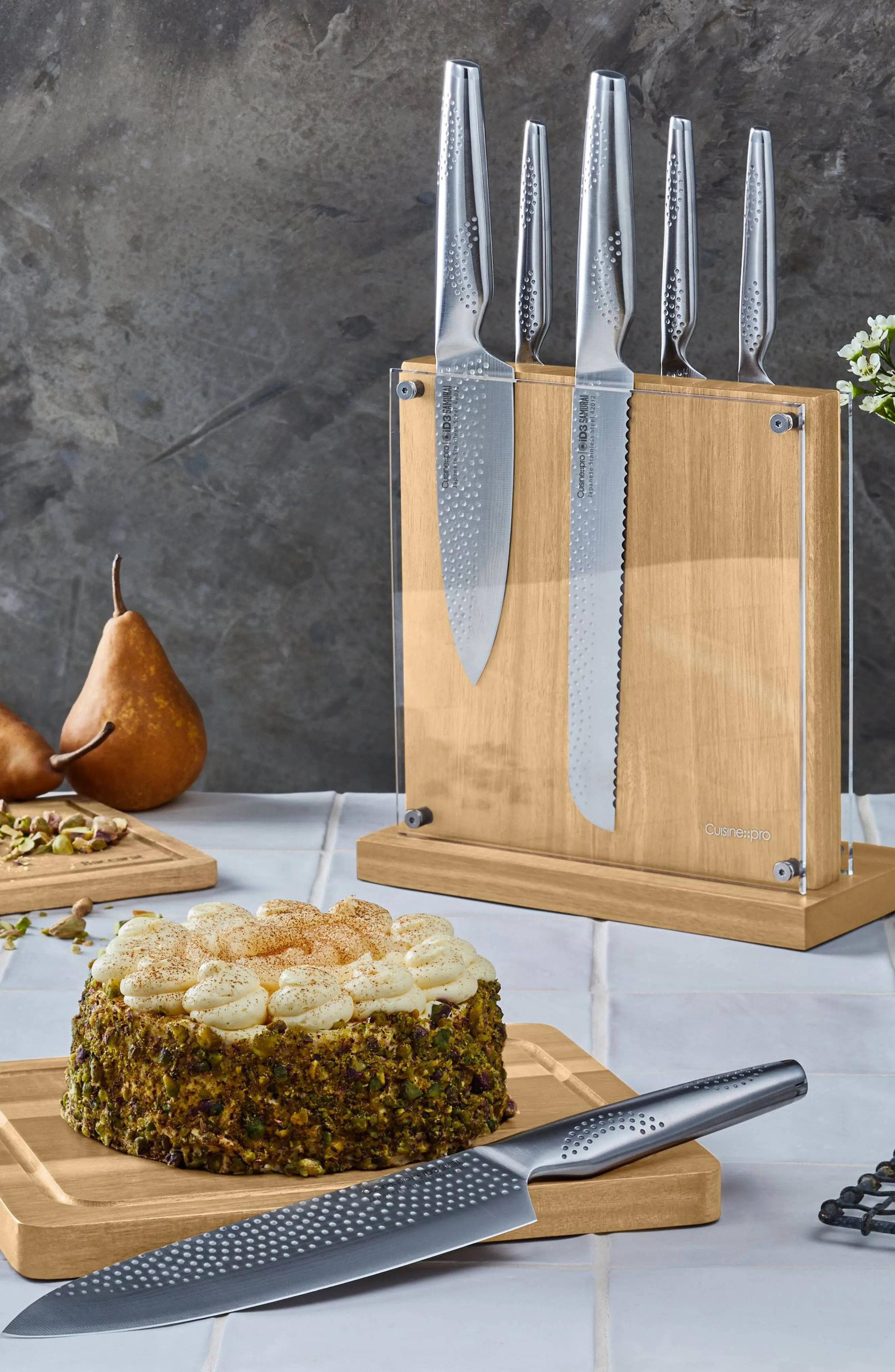 iD3\u00ae SAMURAI\u00ae Sato 7-Piece Knife Block With Cutting Board | Nordstrom | Nordstrom