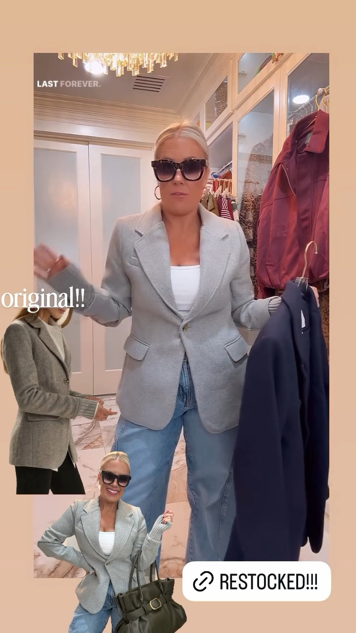 The infamous sweater blazer is back and under $50!!! Wearing size small

#LTKootd #LTKSeasonal #LTKdayinmylife