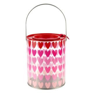 6" Pink & Red Ombre Valentine's Day Heart Tin Container by Celebrate It™  | Michaels | Michaels Stores