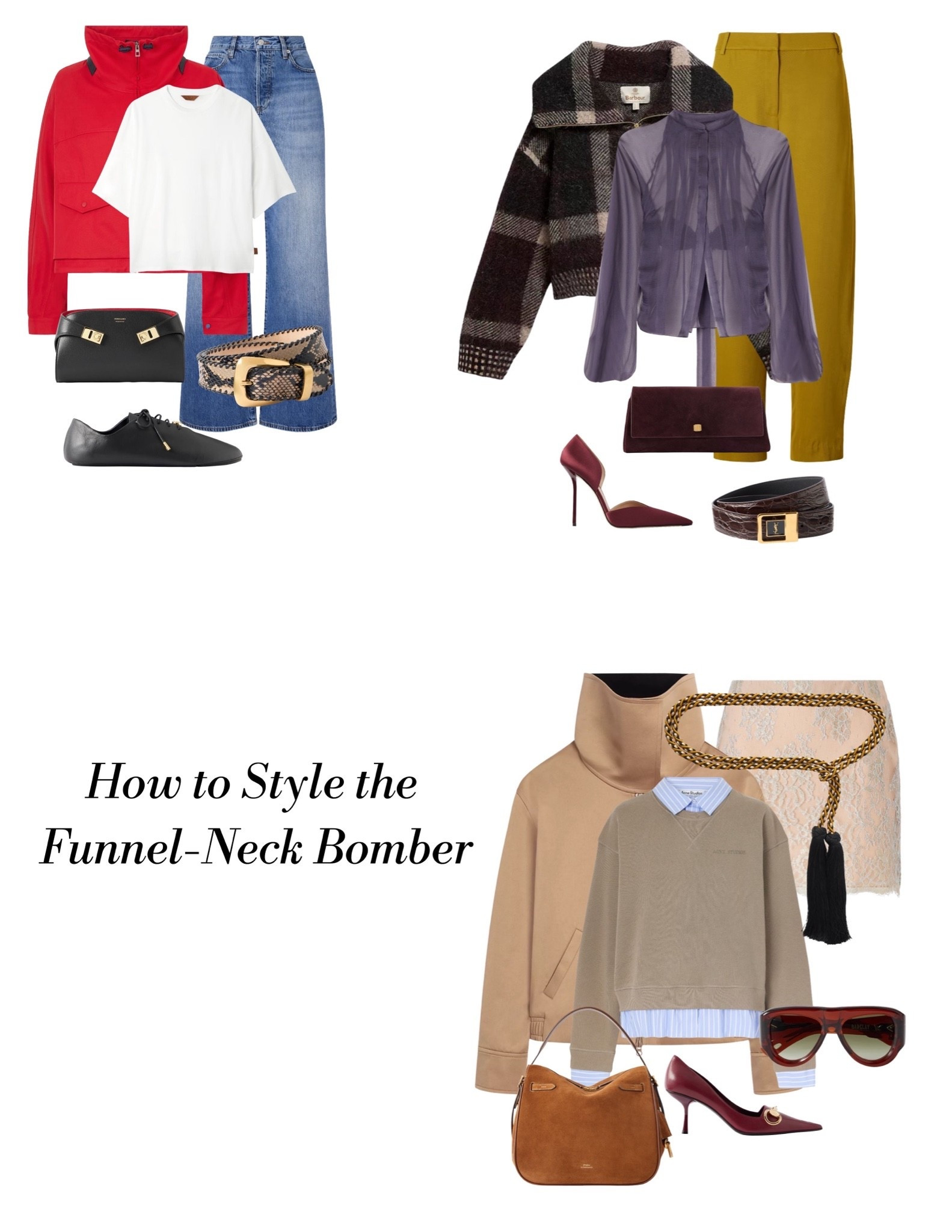How to Style The Funnel-Neck Bomber Jacket

#LTKNYFW #LTKSeasonal #LTKOver40