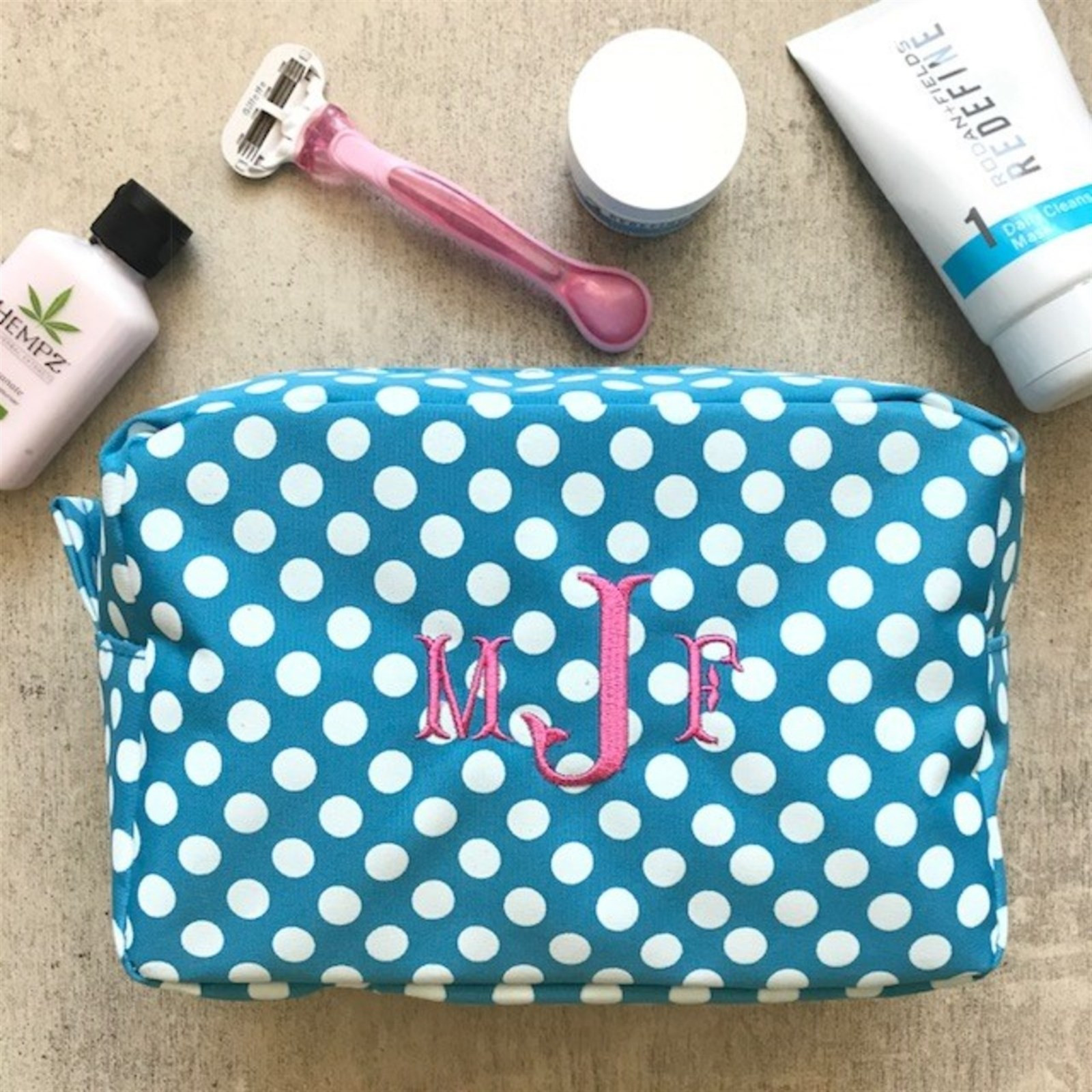 Personalized Medium Cosmetic Bag | Jane