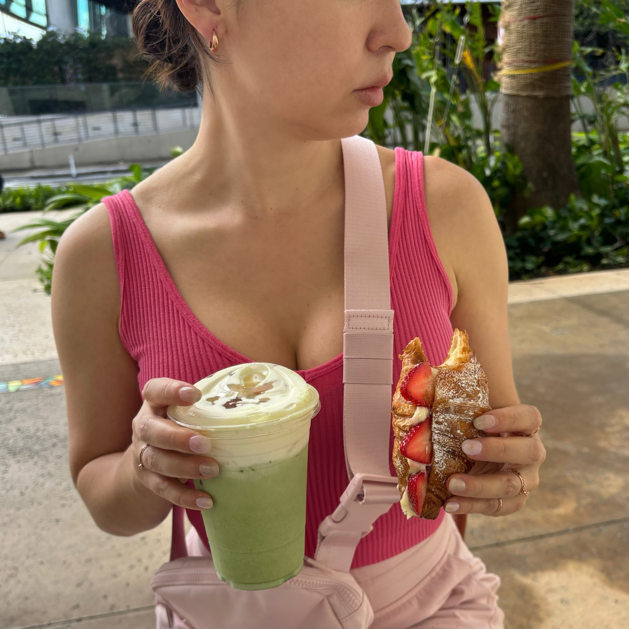 💖 pink Pilates princess aesthetic 👑

Must-have Accessories: green matcha latte and strawberry pastry 😊 

Such a beautiful Spring day.  Perfect for pink tank tops and a day of sweets and shopping.

#LTKstyletip #LTKSeasonal #LTKfindsunder50
