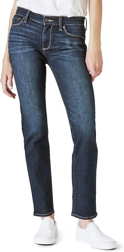 Lucky Brand Women's Mid Rise Sweet Straight Jeans | Amazon (US)