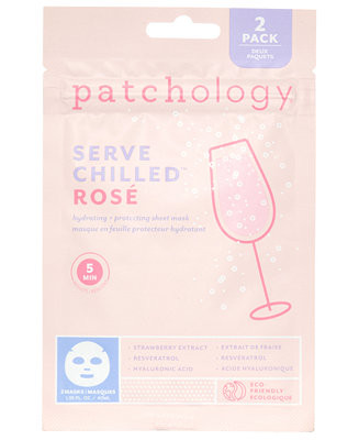 2-Pc. Serve Chilled Rosé Hydrating and Protecting Sheet Mask | Macy's