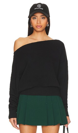 Crawford Sweatshirt in Black | Revolve Clothing (Global)