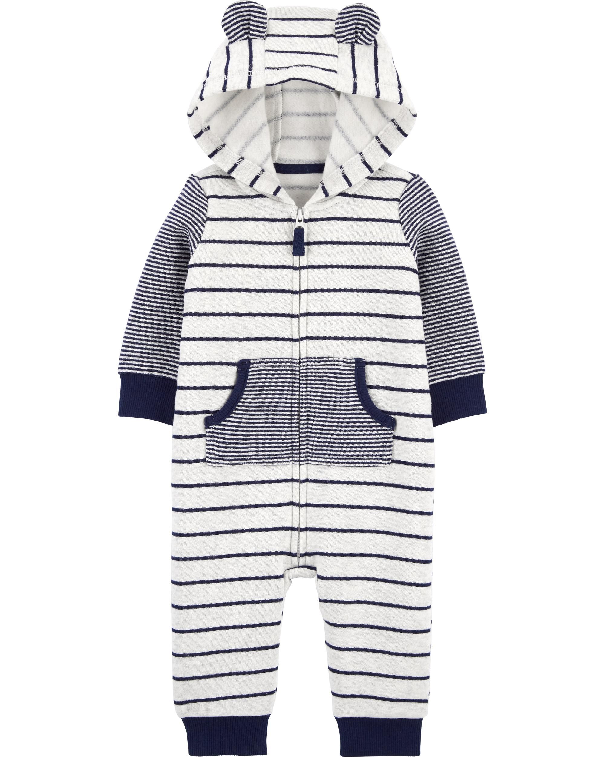 Striped Fleece Jumpsuit | Carter's