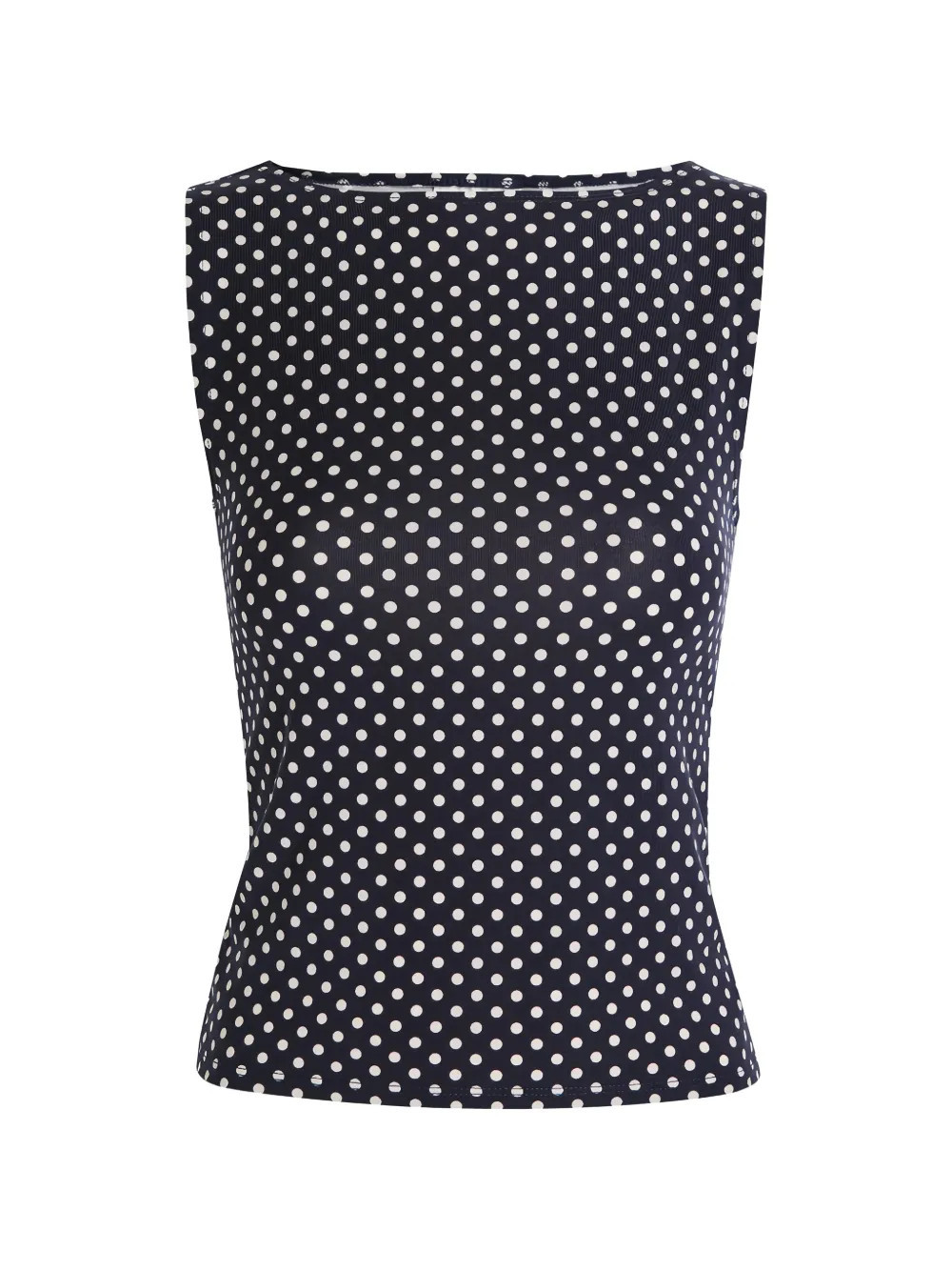Reformation dusk knitted polka-dot top - Blue | Farfetch Global